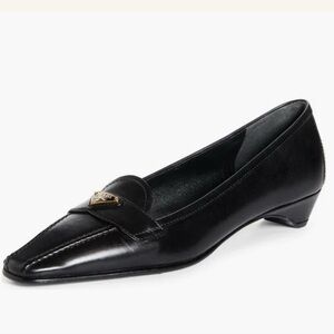 BNIB Prada Triangle Logo Pointed Toe Loafer sz.39